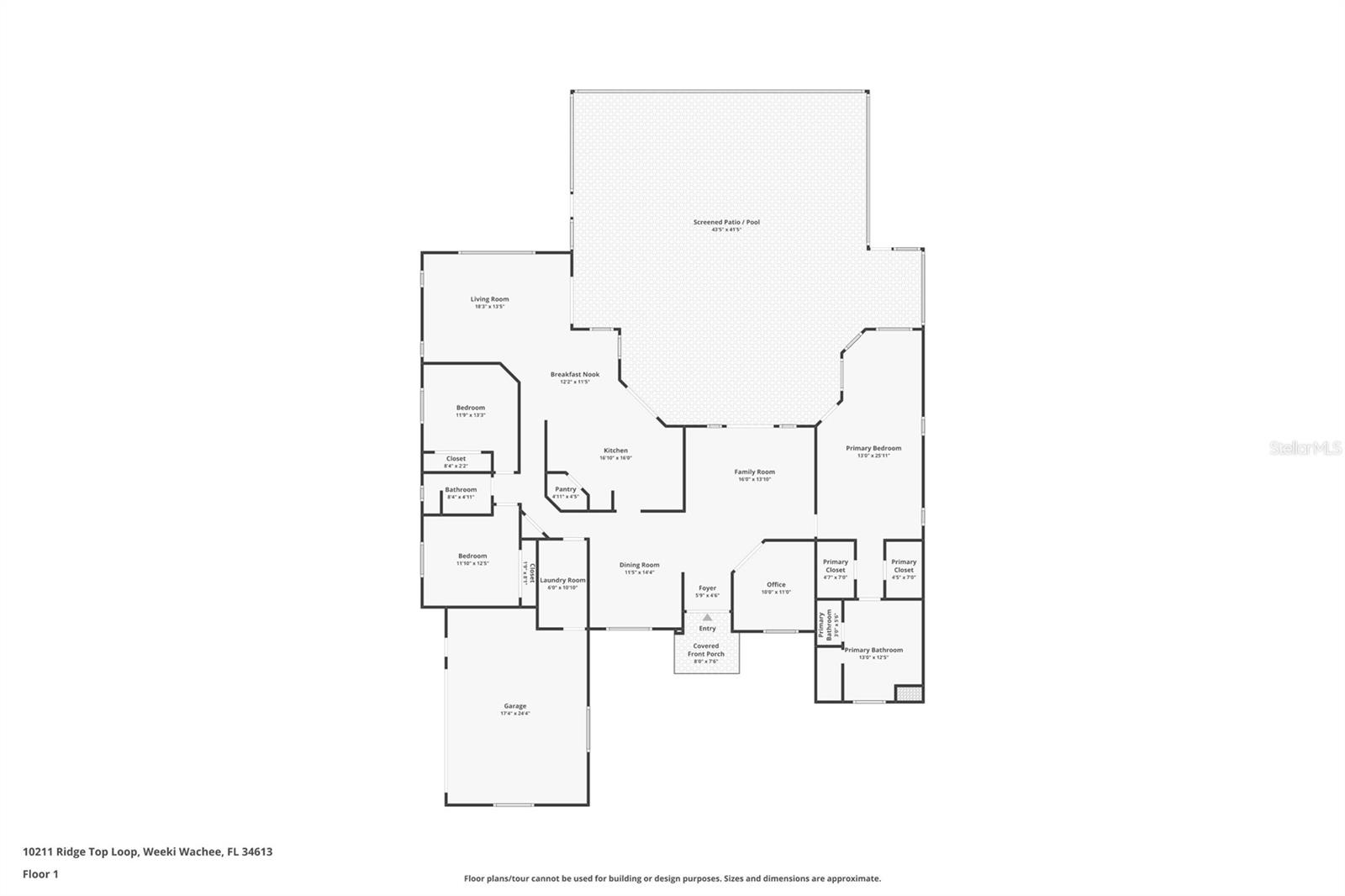 10211 RIDGE TOP LOOP, WEEKI WACHEE, FL, 34613