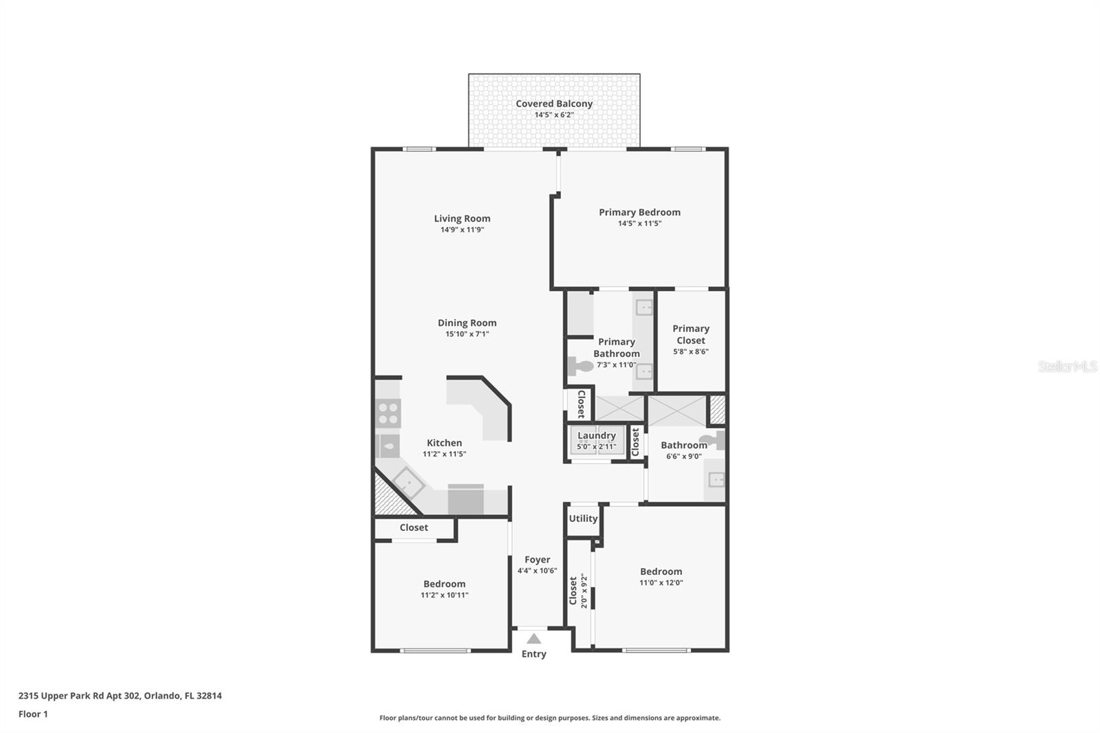 2315 UPPER PARK RD #302, ORLANDO, FL, 32814