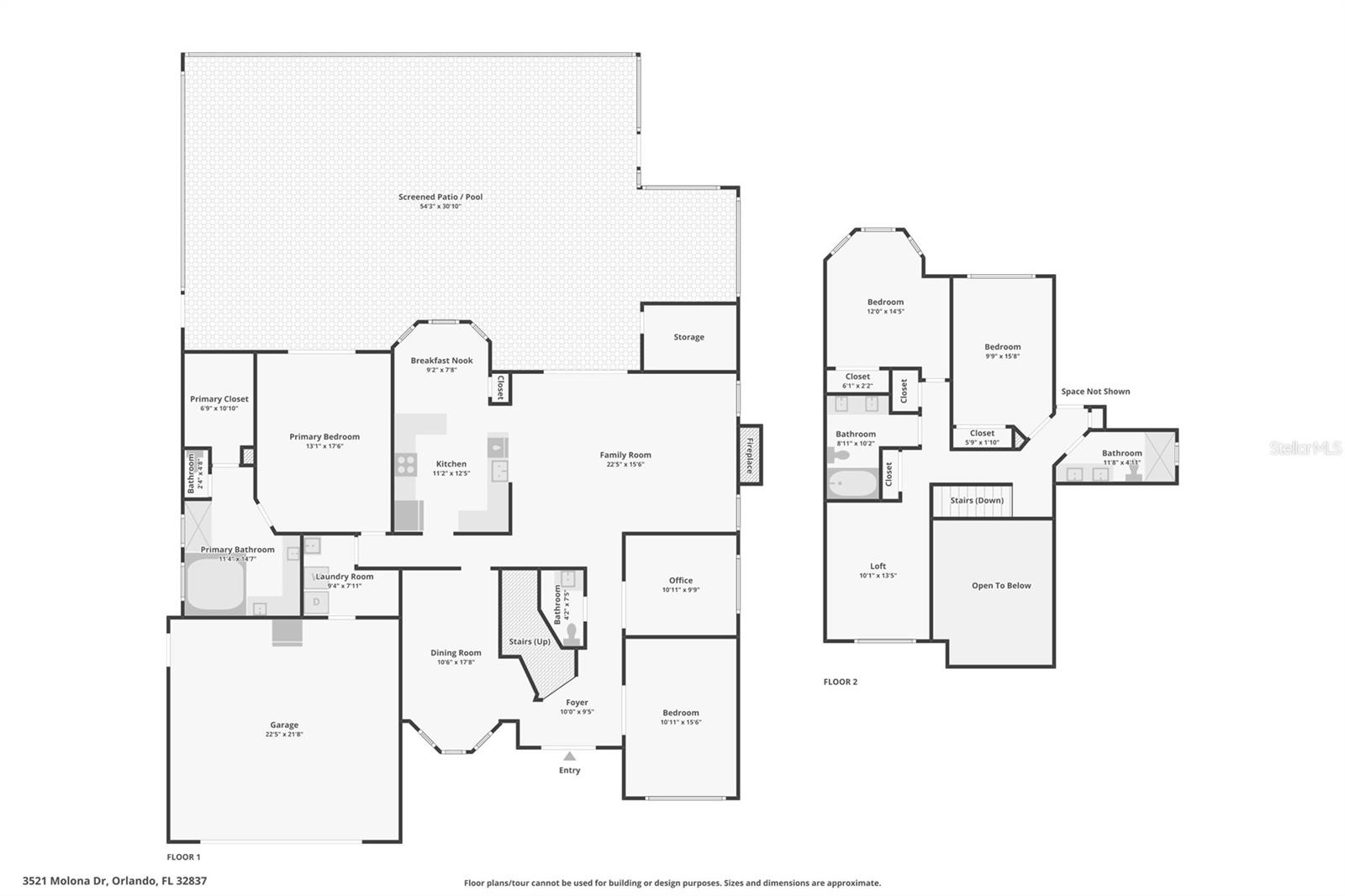 3521 MOLONA DR, ORLANDO, FL, 32837