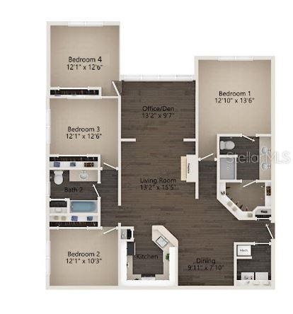 3361 S KIRKMAN RD #821, ORLANDO, FL, 32811