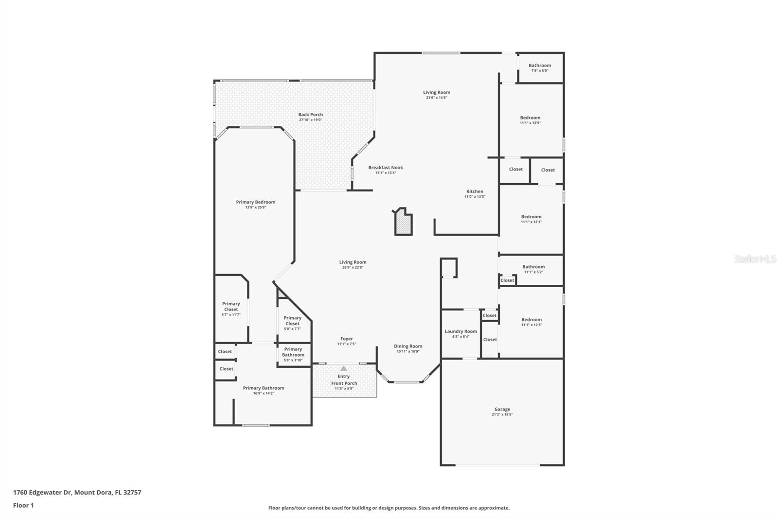 1760 EDGEWATER DR, MOUNT DORA, FL, 32757