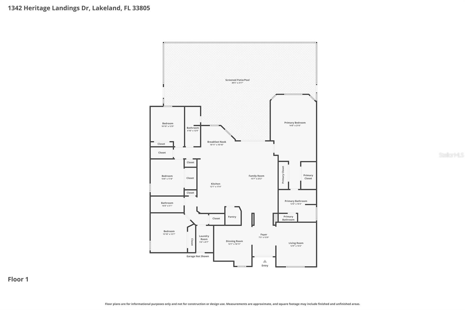 1342 HERITAGE LANDINGS DR, LAKELAND, FL, 33805