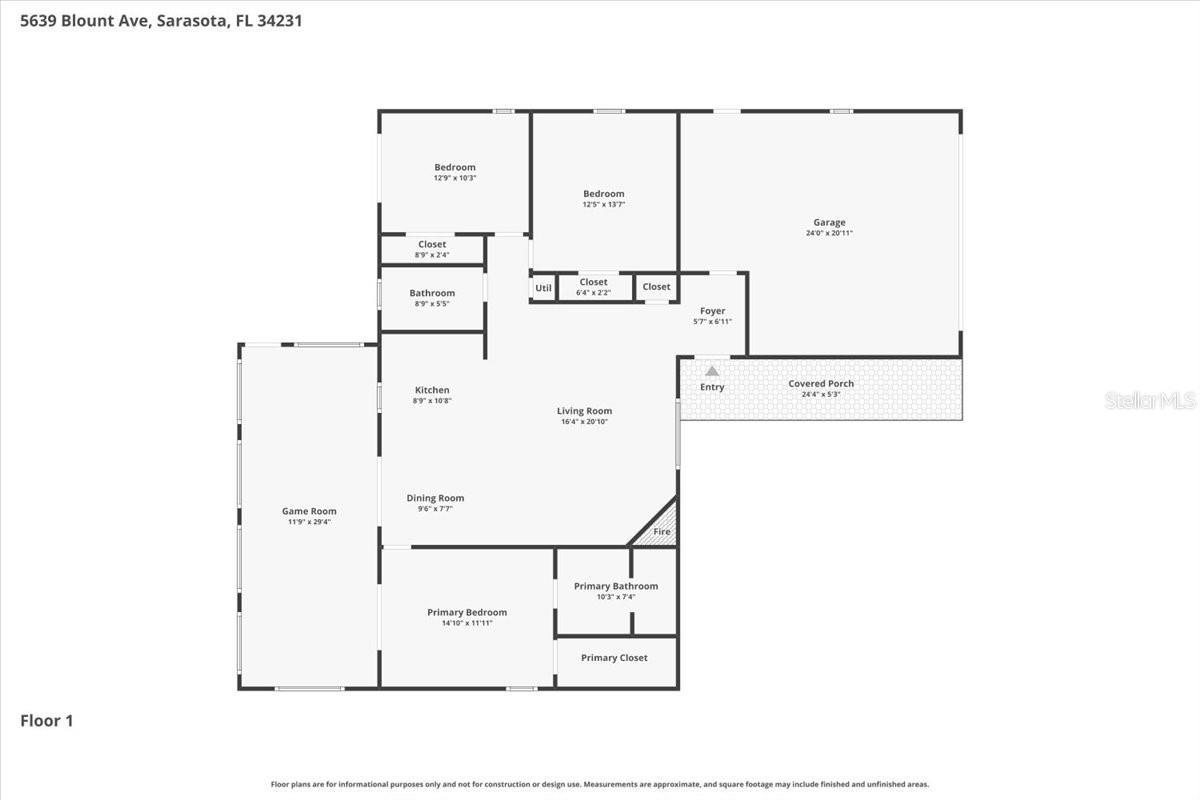 5639 BLOUNT AVE, SARASOTA, FL, 34231