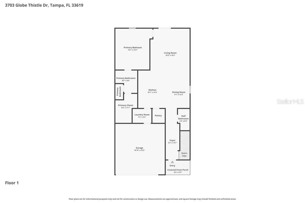 3703 GLOBE THISTLE DR, TAMPA, FL, 33619