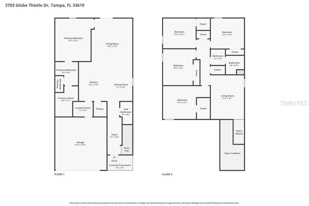 3703 GLOBE THISTLE DR, TAMPA, FL, 33619