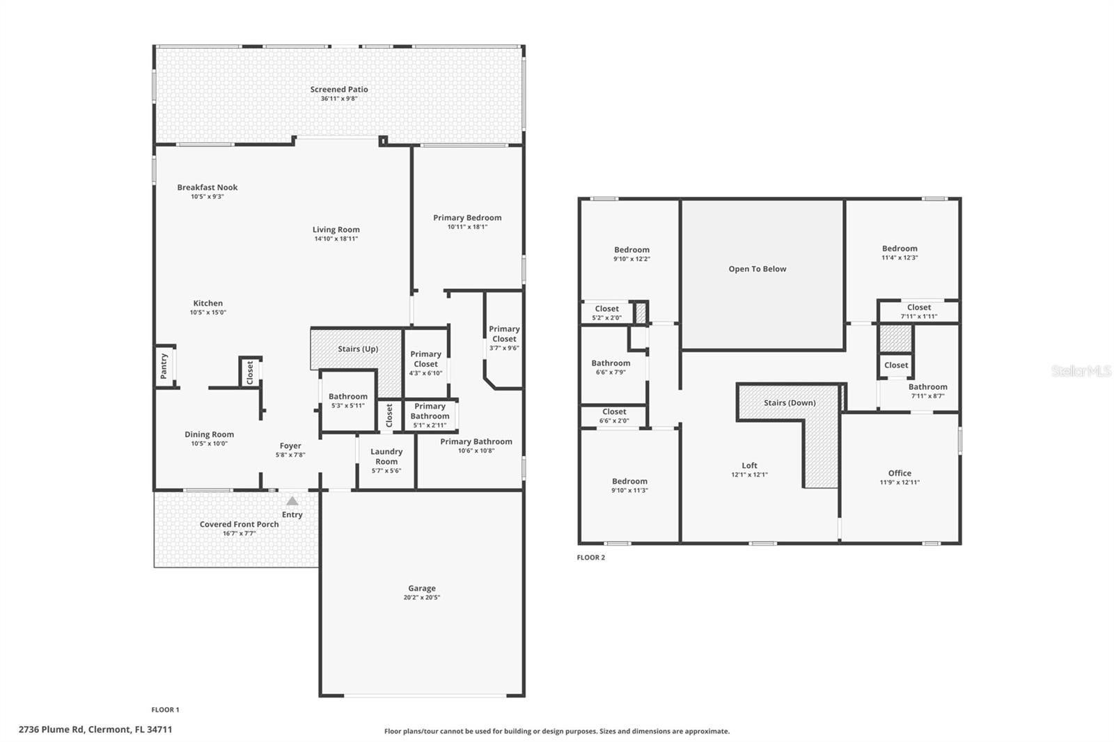 2736 PLUME RD, CLERMONT, FL, 34711