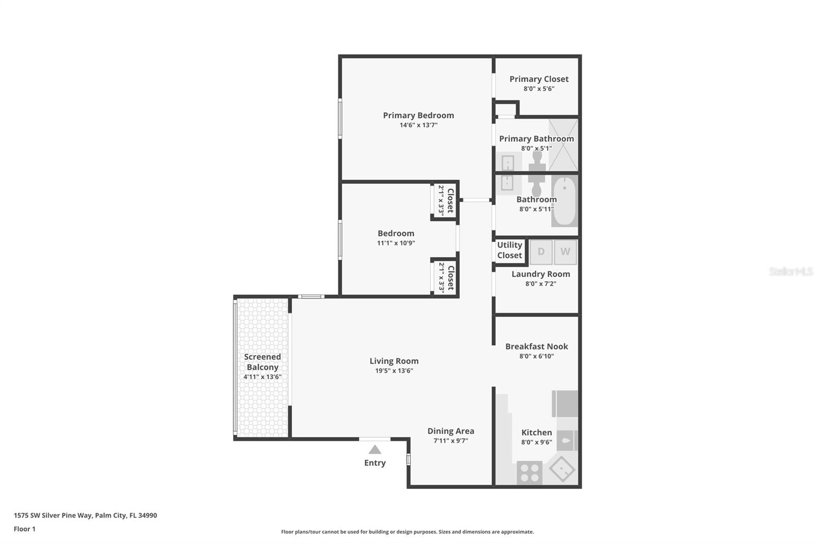 1575 SW SILVER PINE WAY #F2, PALM CITY, FL, 34990