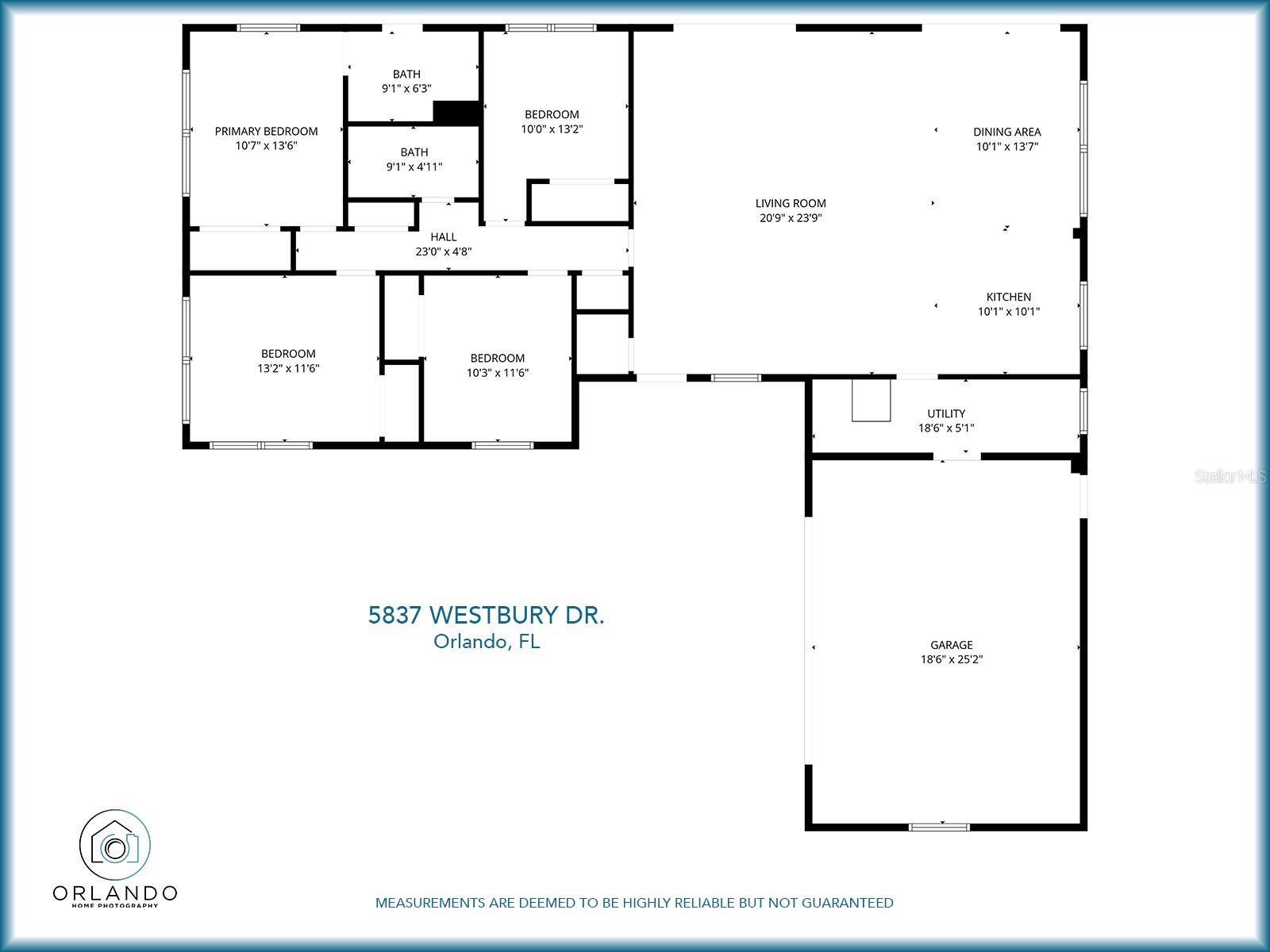 5837 WESTBURY DR, ORLANDO, FL, 32808