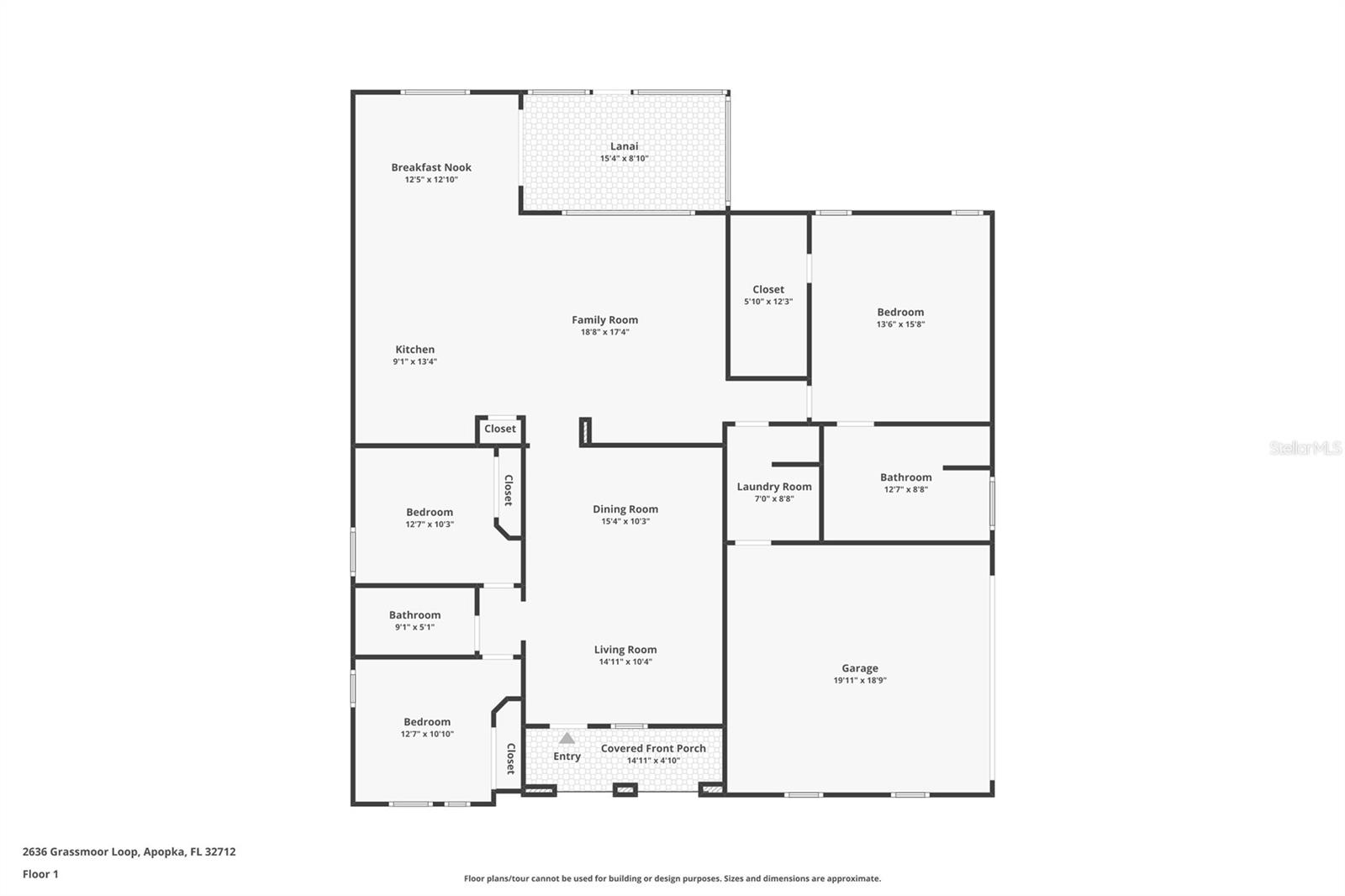 2636 GRASSMOOR LOOP, APOPKA, FL, 32712