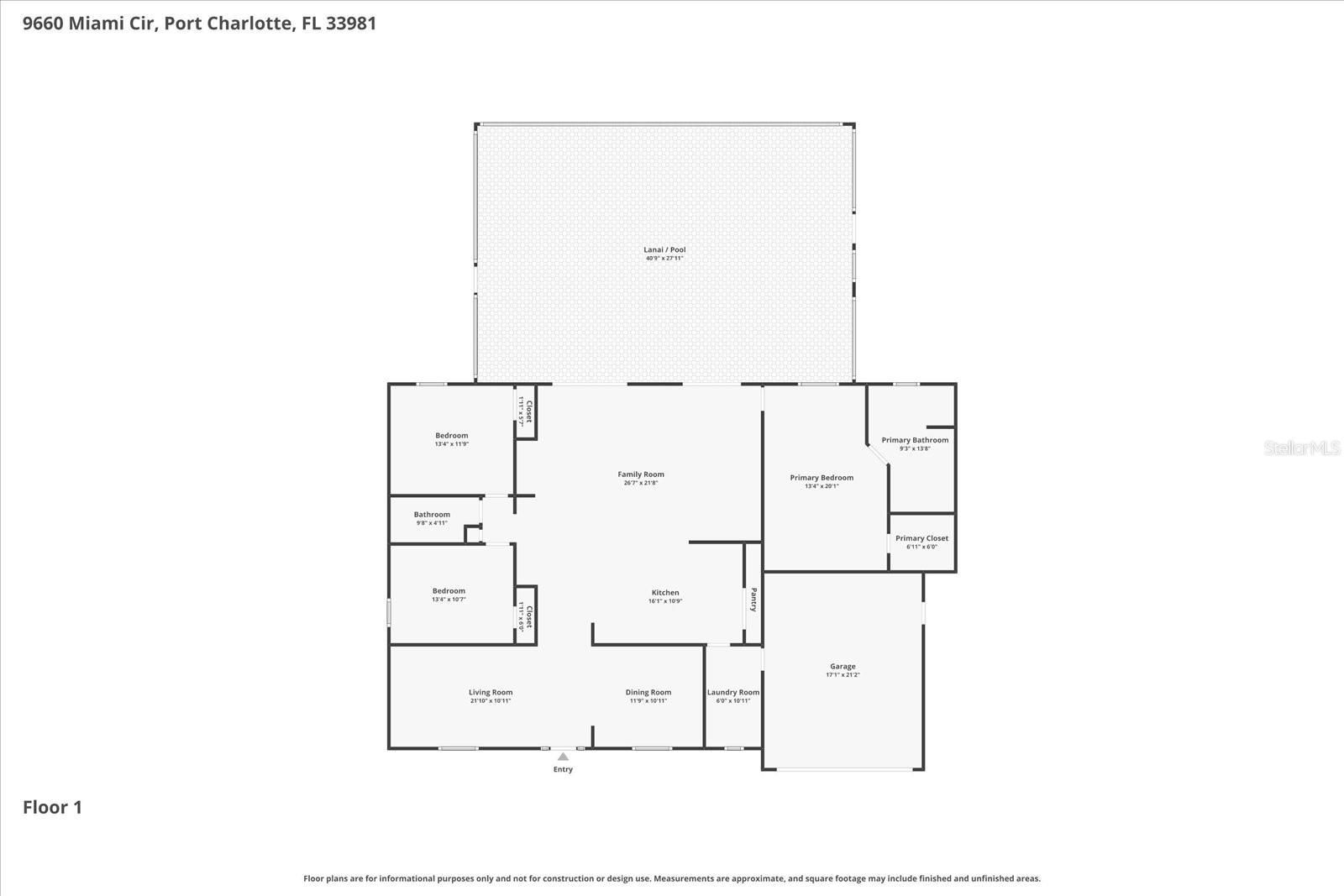 9660 MIAMI CIR, PORT CHARLOTTE, FL, 33981