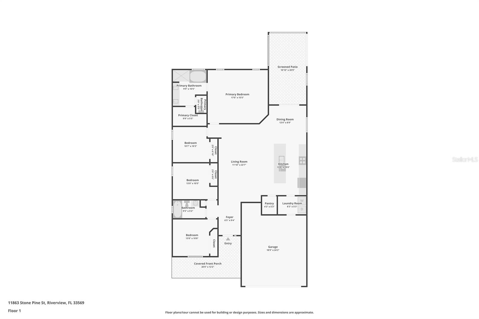 11863 STONE PINE ST, RIVERVIEW, FL, 33569