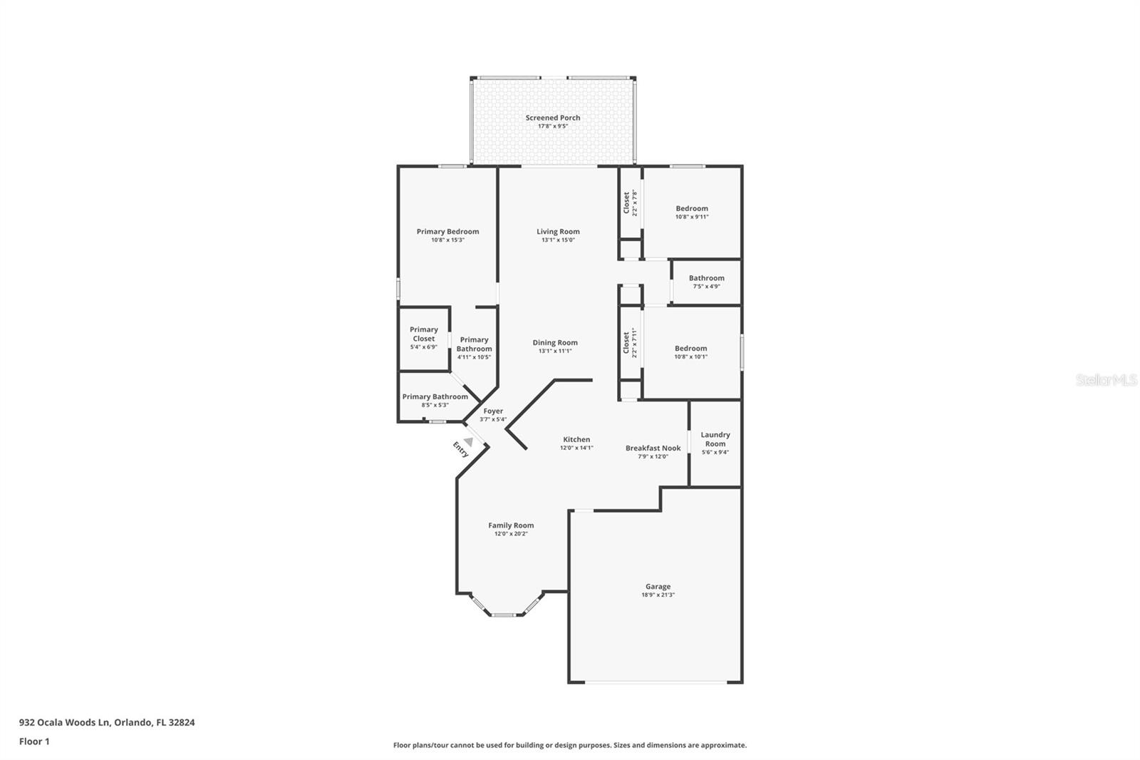 932 OCALA WOODS LN, ORLANDO, FL, 32824