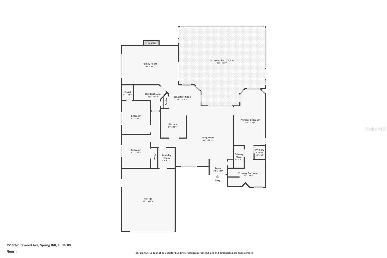 2510 WHITEWOOD AVE, SPRING HILL, FL, 34609