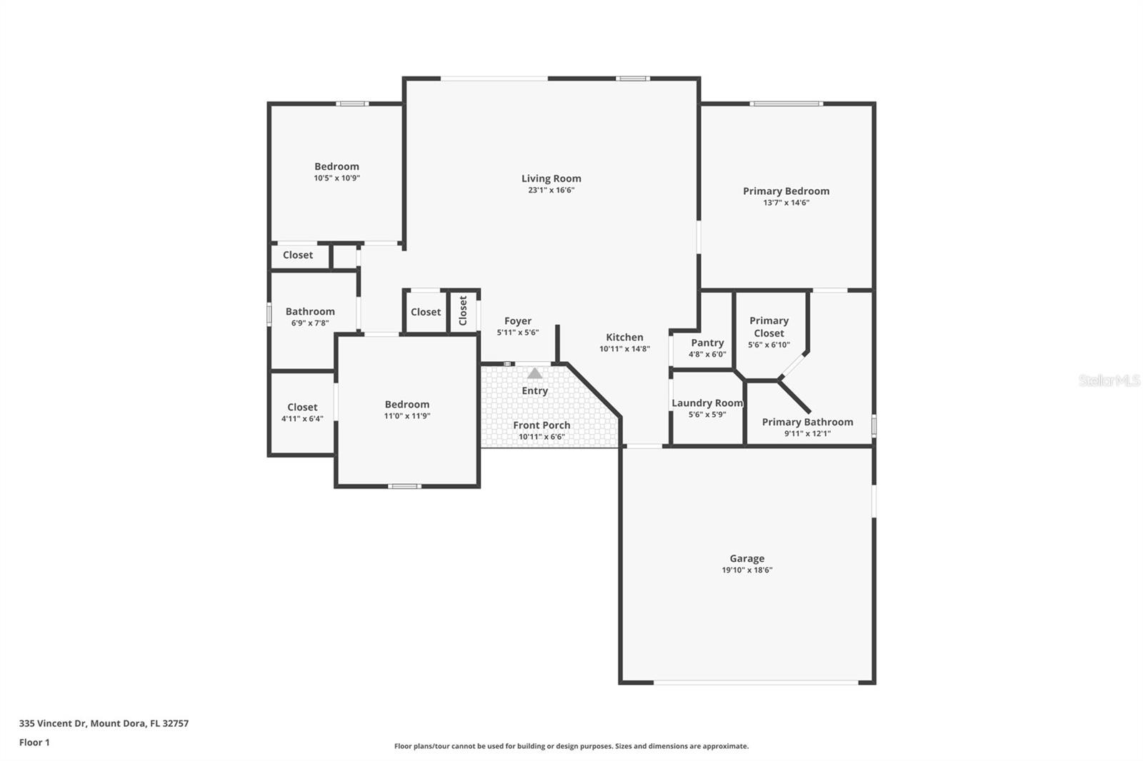 335 VINCENT DR, MOUNT DORA, FL, 32757