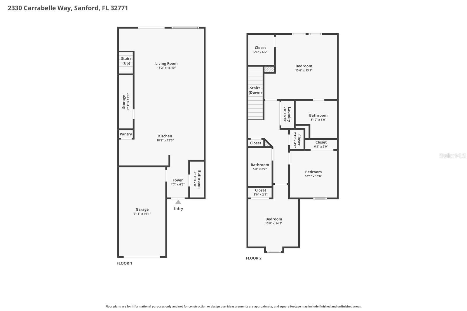 2330 CARRABELLE WAY, SANFORD, FL, 32771