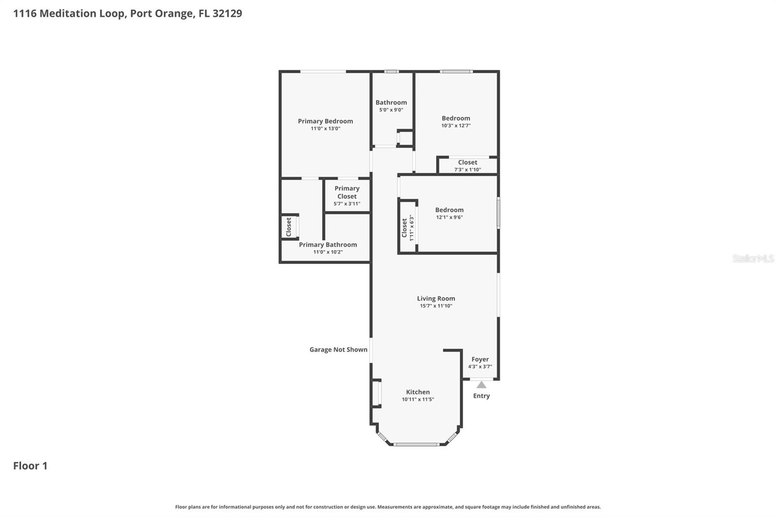 1116 MEDITATION LOOP, PORT ORANGE, FL, 32129