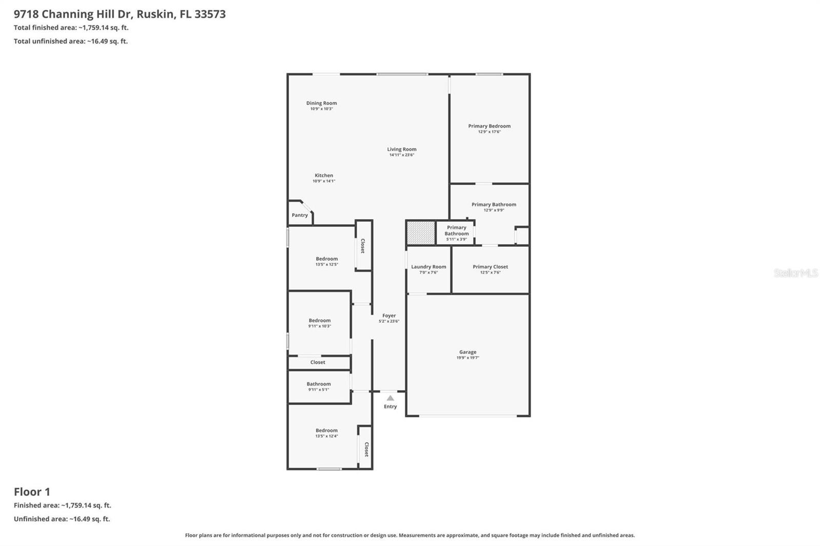 9718 CHANNING HILL DR, SUN CITY CENTER, FL, 33573