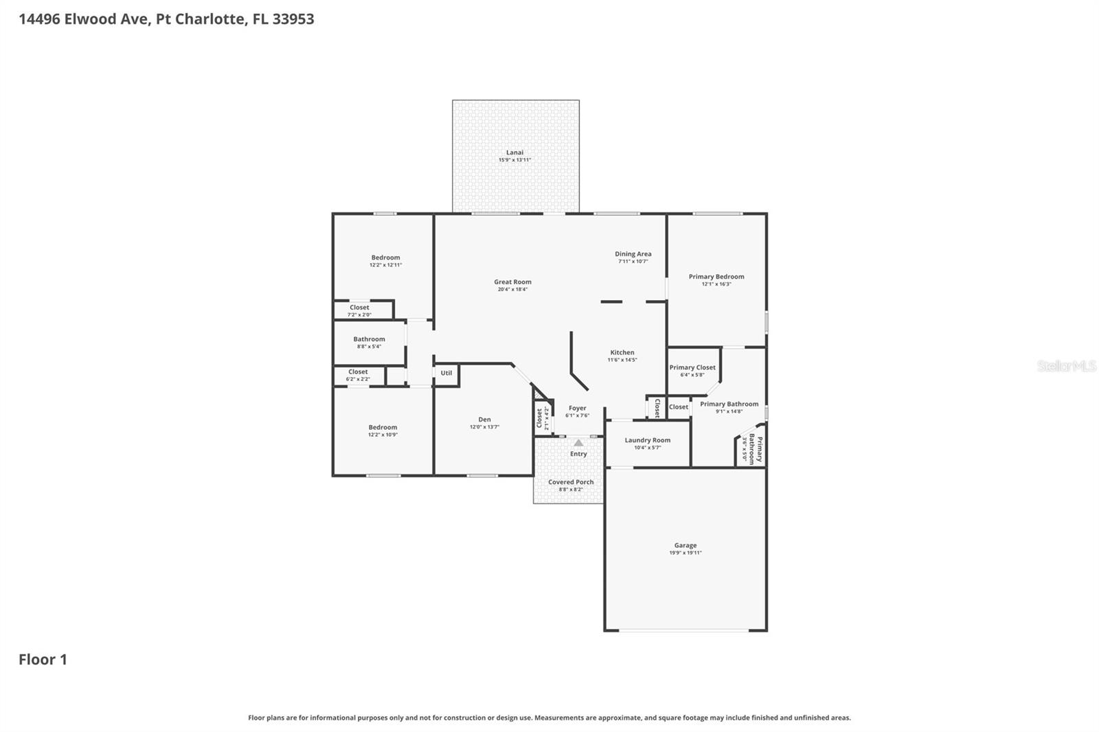 14496 ELWOOD AVE, PORT CHARLOTTE, FL, 33953