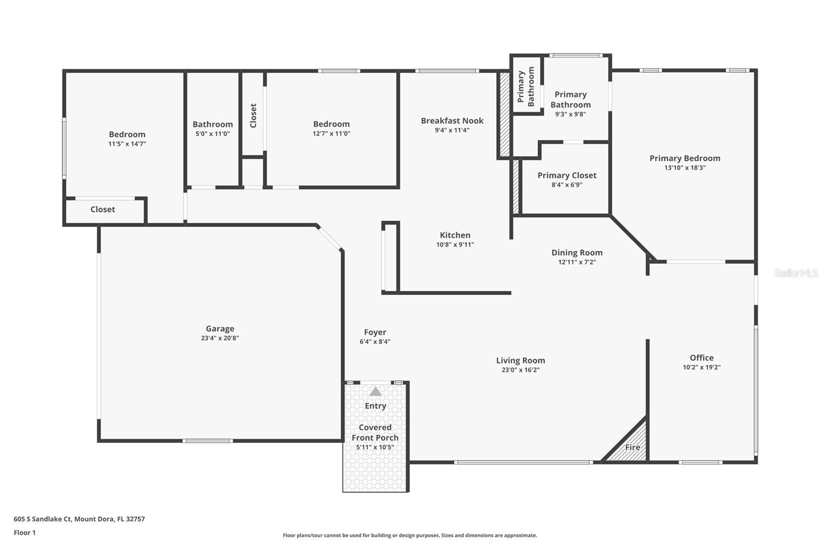 605 SANDLAKE CT, MOUNT DORA, FL, 32757