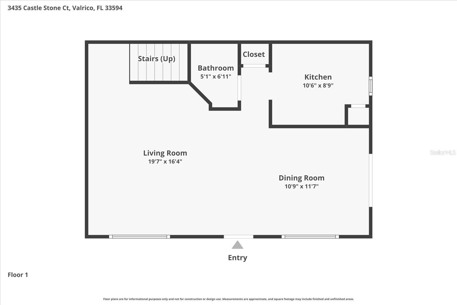 3435 CASTLE STONE CT, VALRICO, FL, 33594