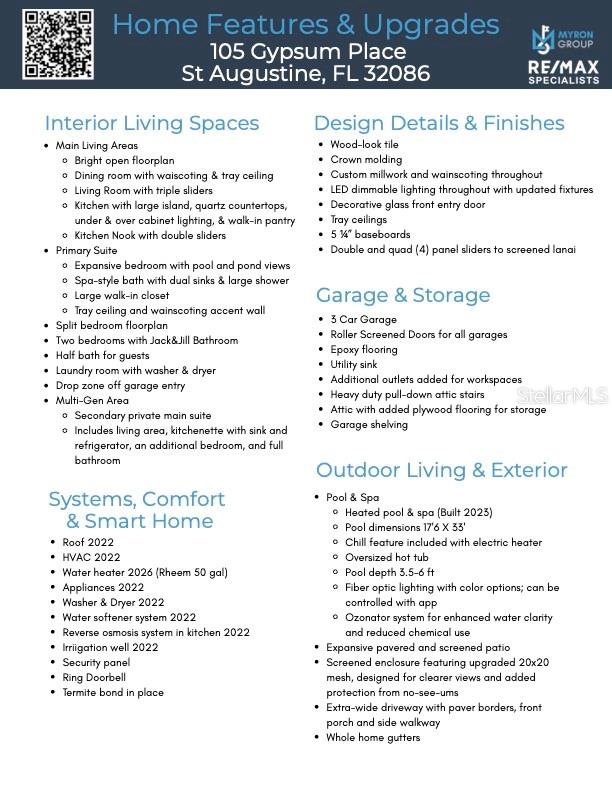 105 GYPSUM PL, ST AUGUSTINE, FL, 32086