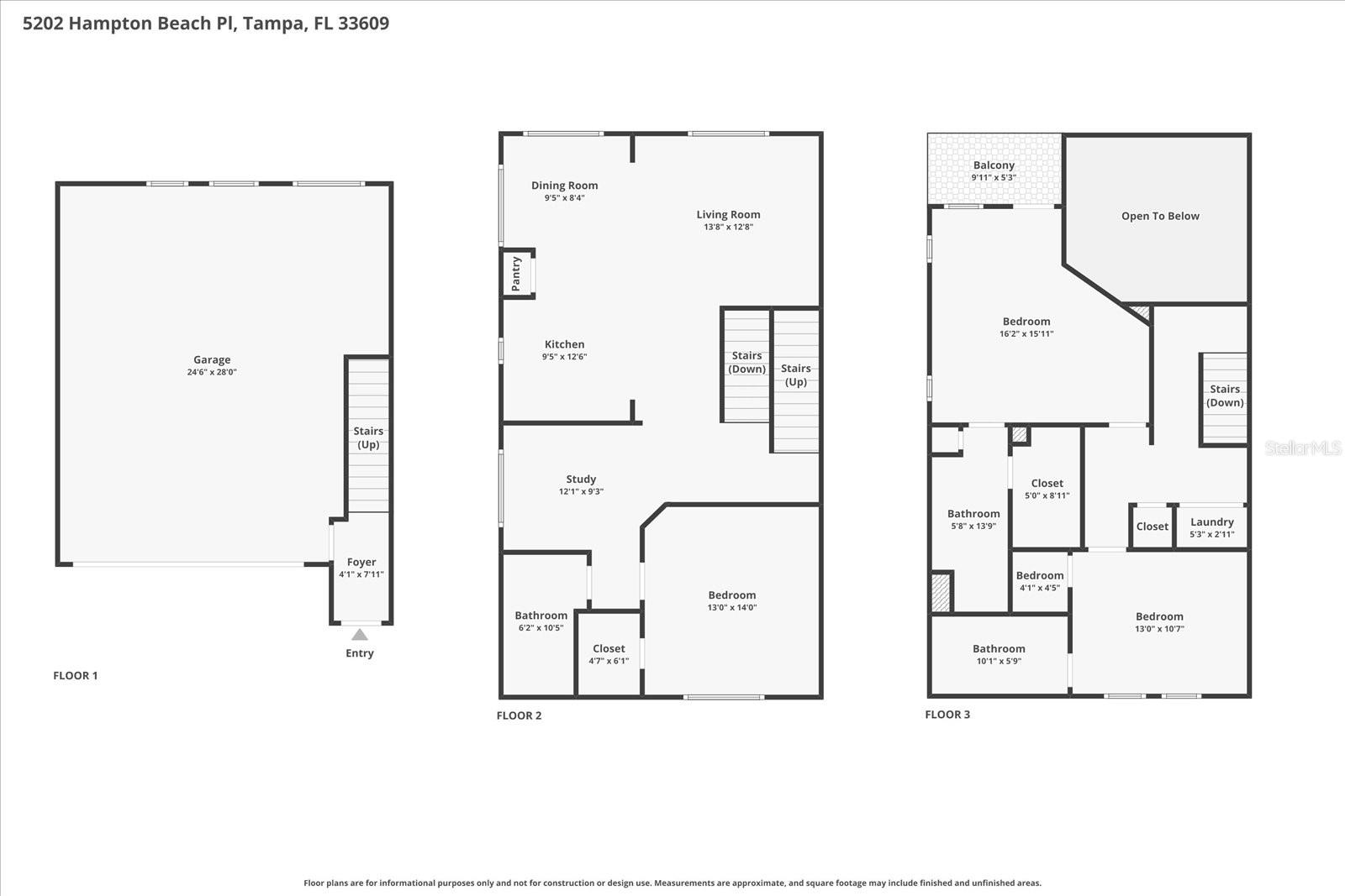 5202 HAMPTON BEACH PL #5202, TAMPA, FL, 33609