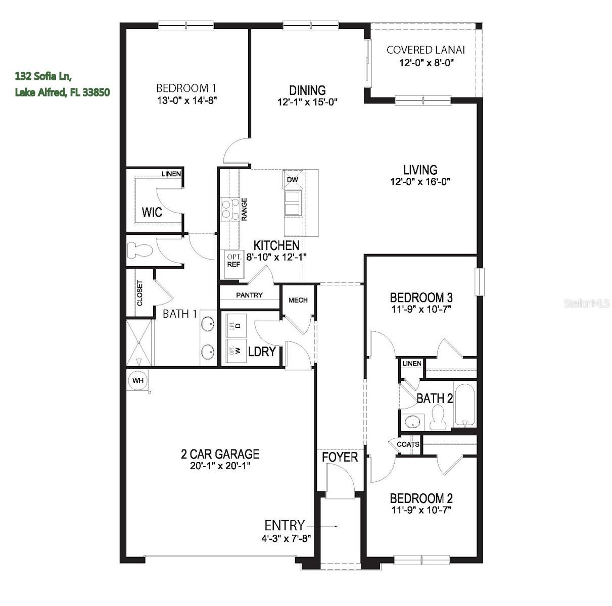 132 SOFIA LN, LAKE ALFRED, FL, 33850