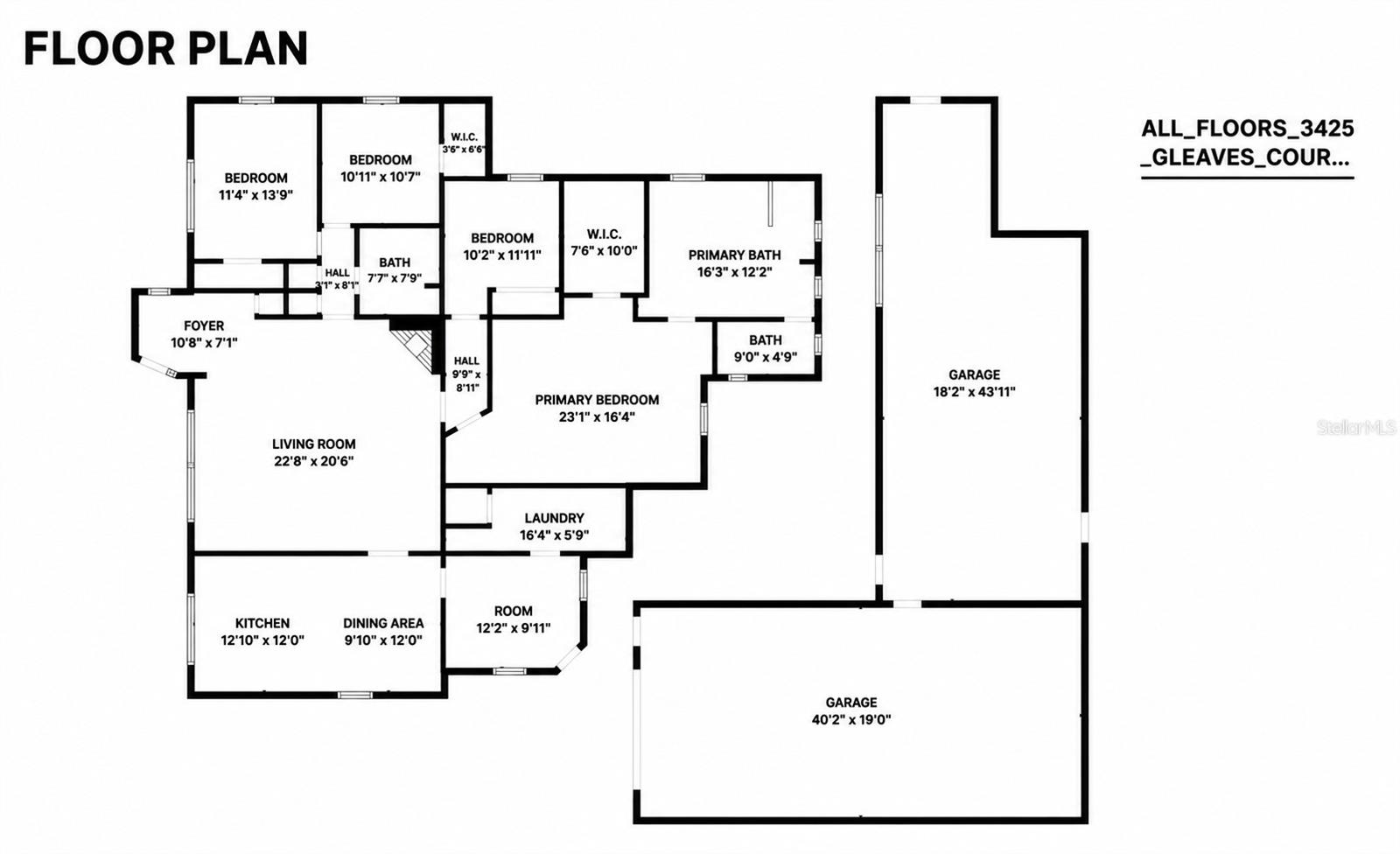 3425 GLEAVES CT, APOPKA, FL, 32703