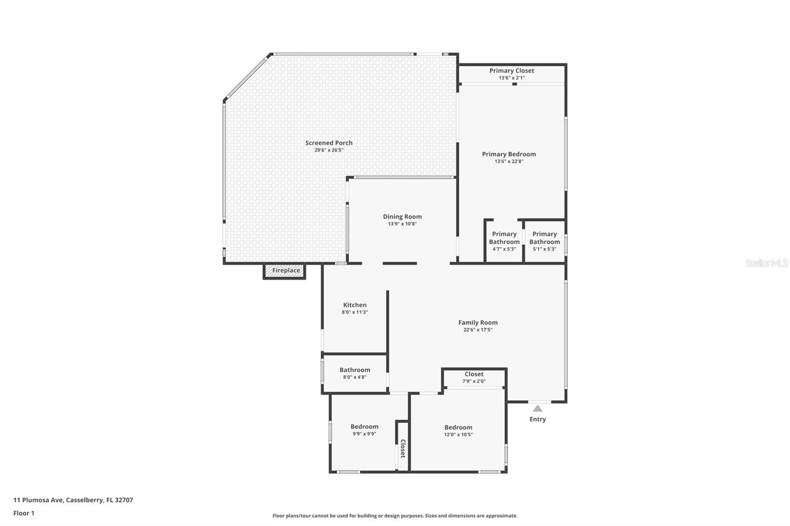 11 PLUMOSA AVE, CASSELBERRY, FL, 32707