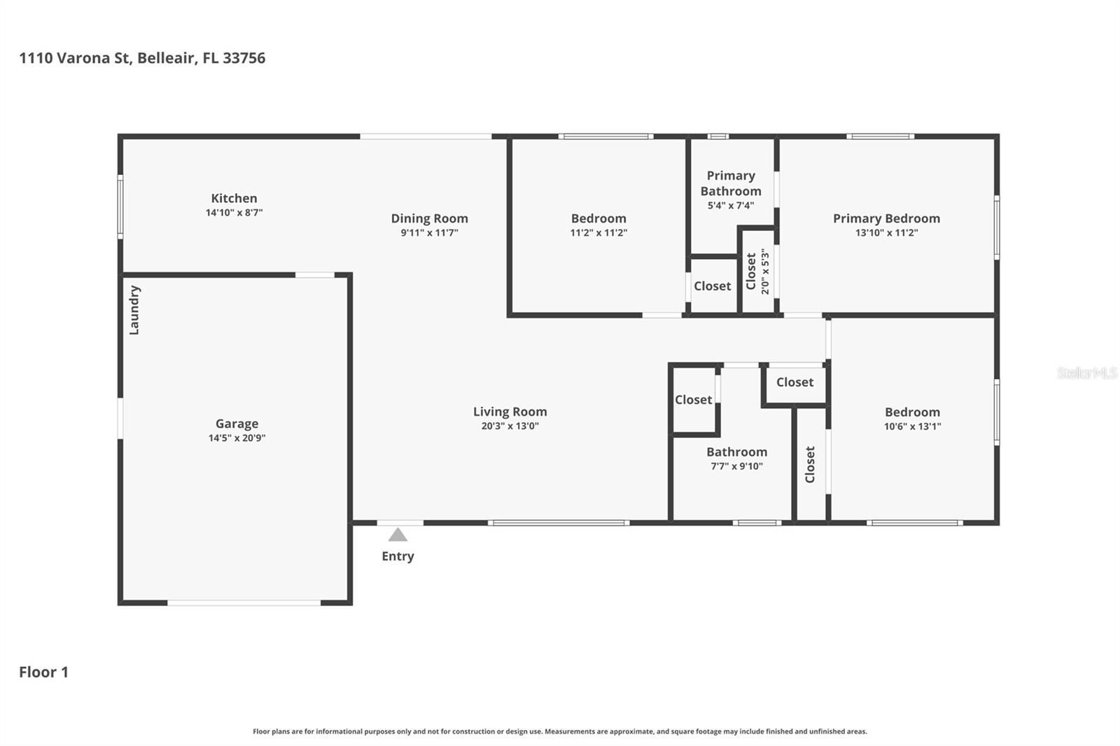 1110 VARONA, BELLEAIR, FL, 33756