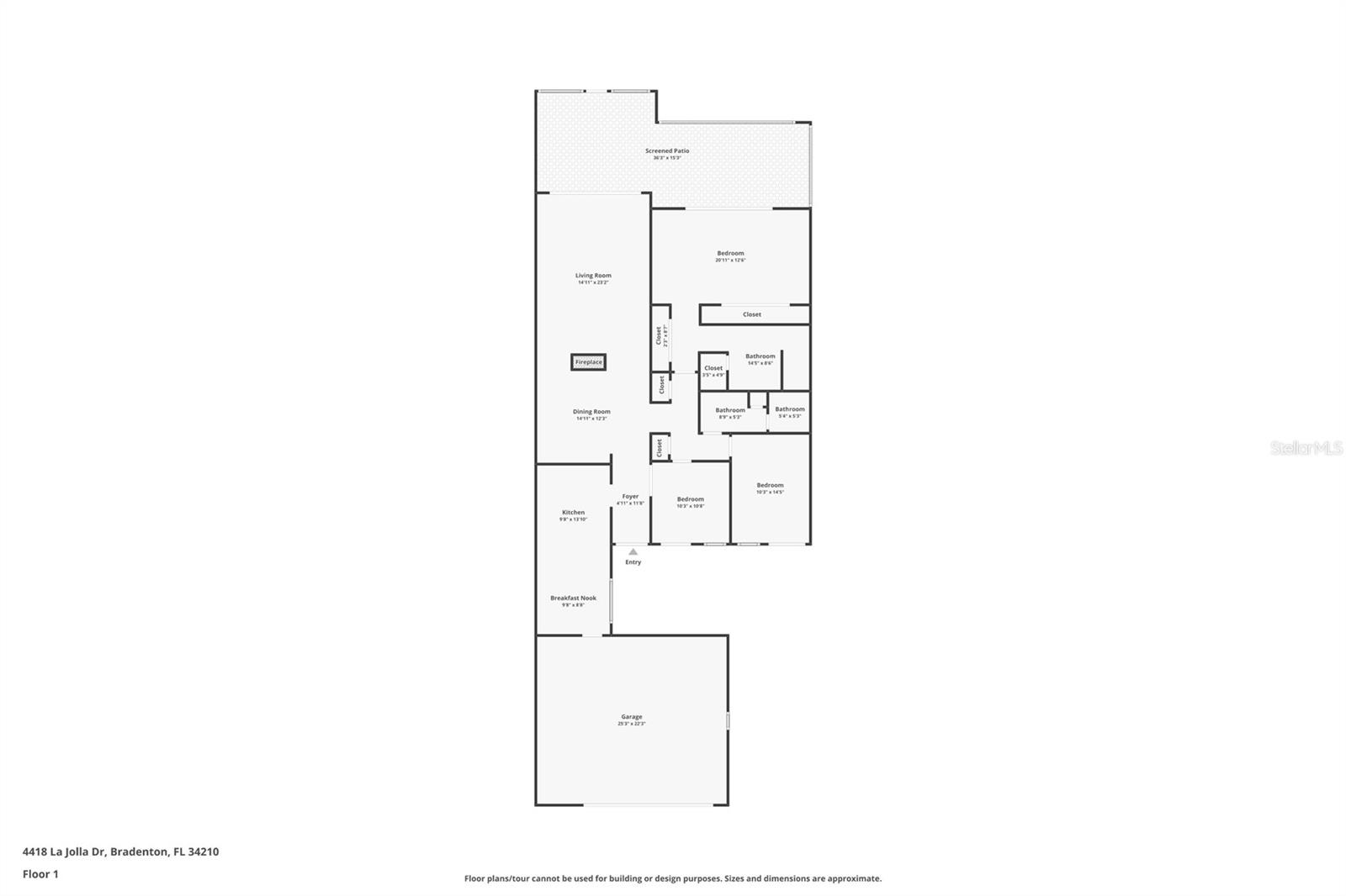 4418 LA JOLLA DR, BRADENTON, FL, 34210