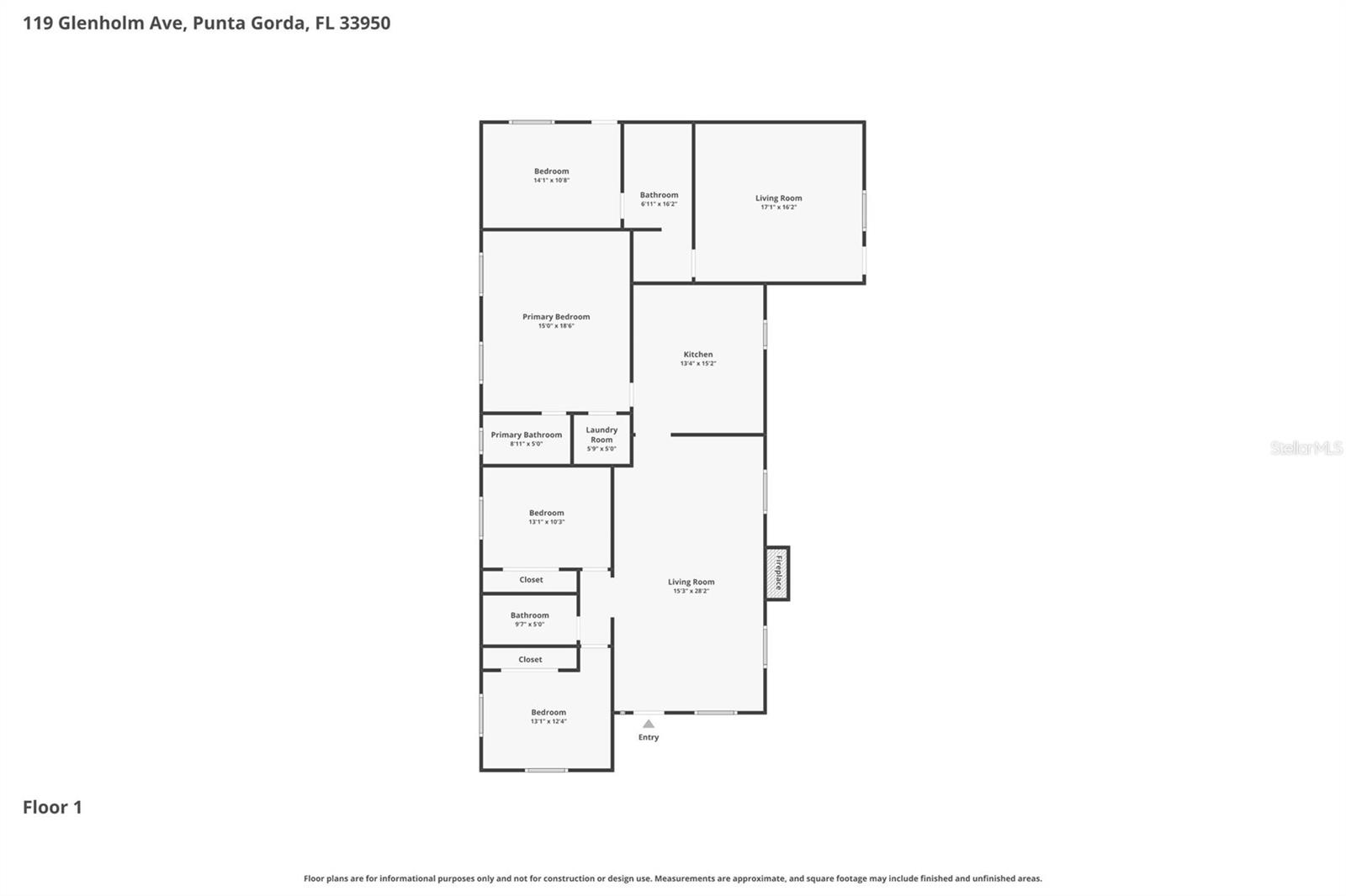 119 GLENHOLM AVE, PUNTA GORDA, FL, 33950