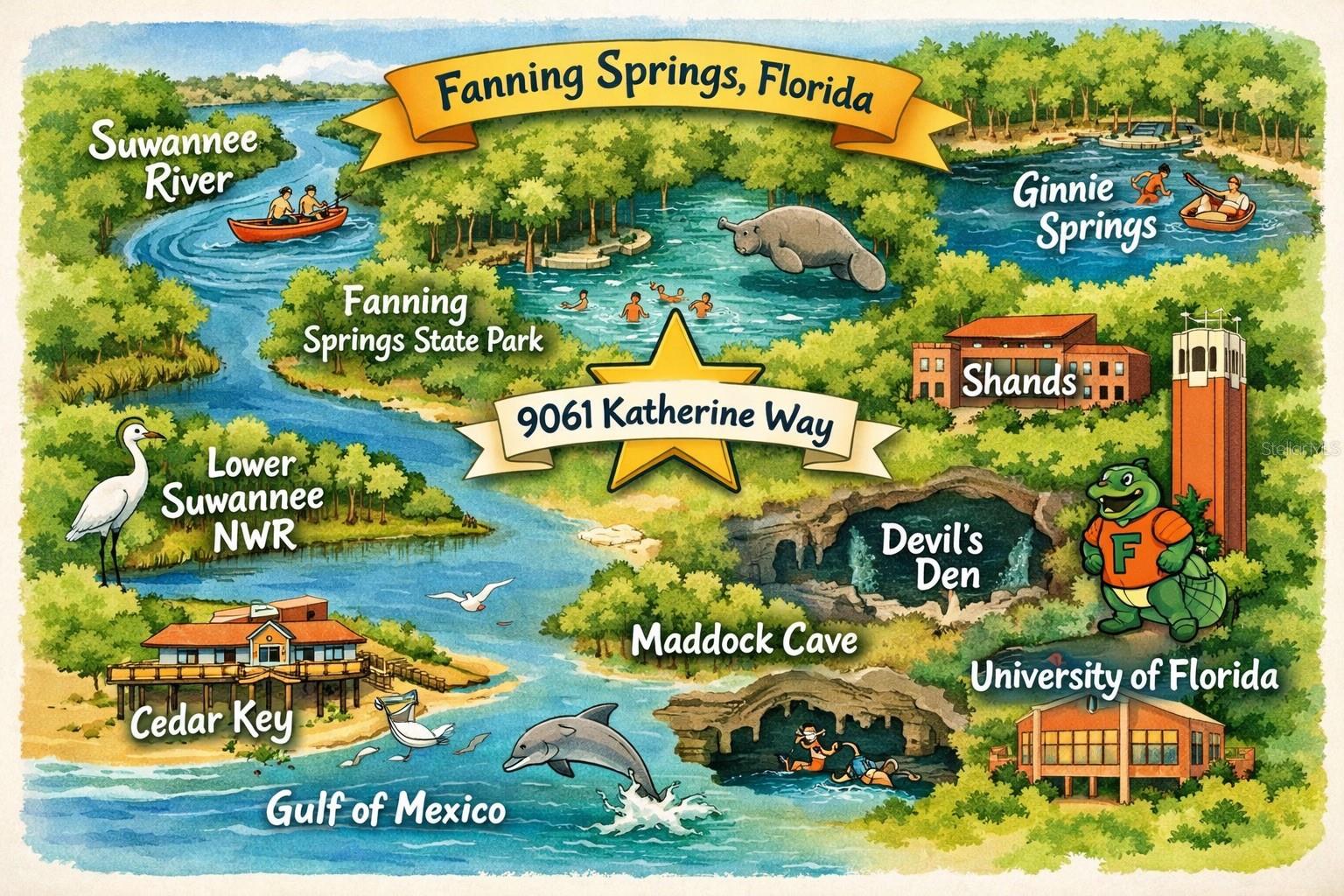 9061 KATHERINE WAY, FANNING SPRINGS, FL, 32693