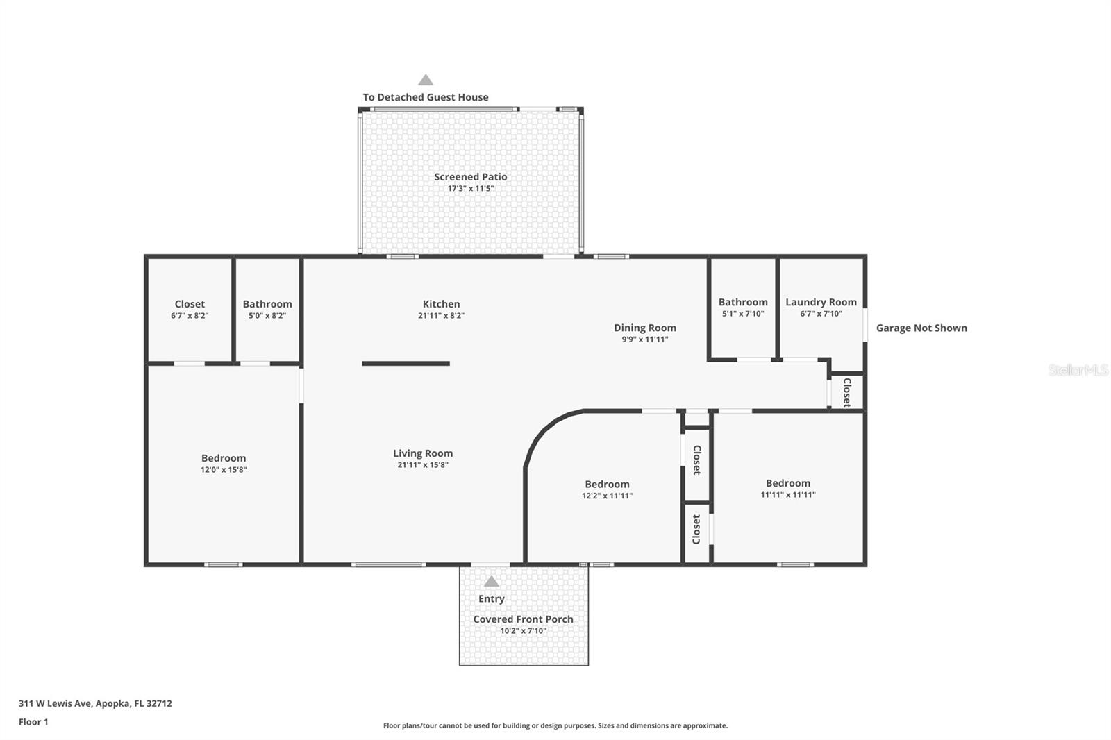 311 W LEWIS AVE, APOPKA, FL, 32712