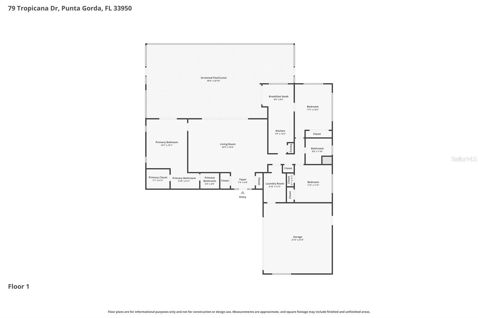 79 TROPICANA DR, PUNTA GORDA, FL, 33950