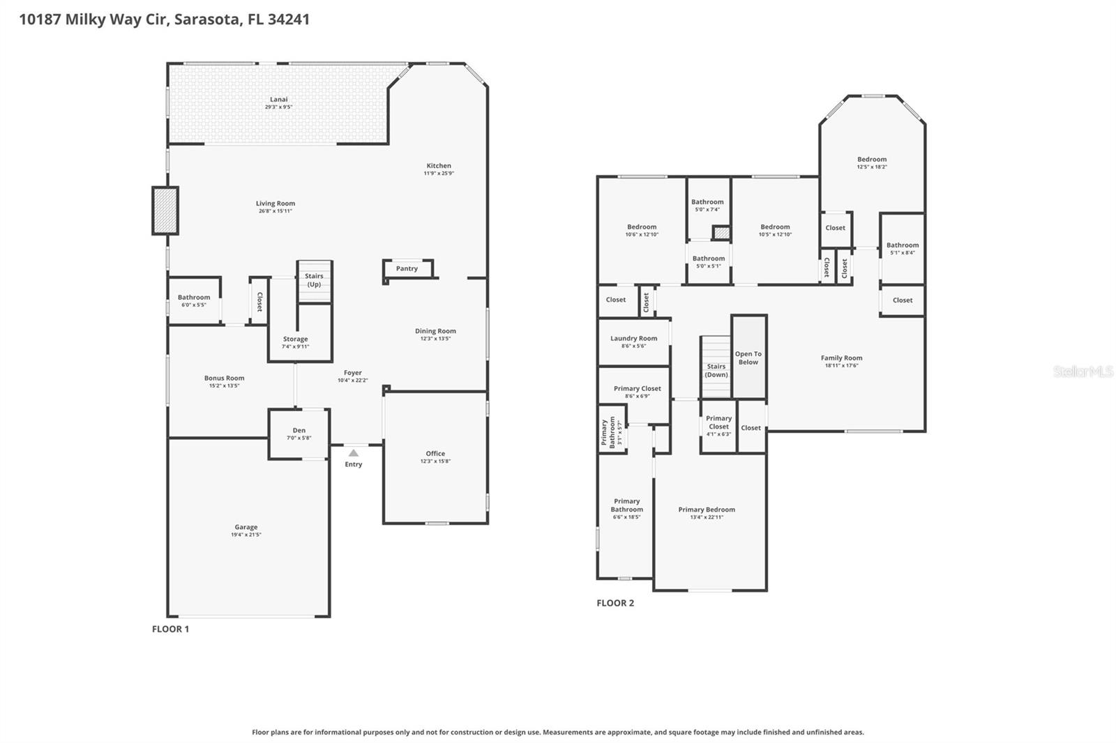 10187 MILKY WAY CIR, SARASOTA, FL, 34241