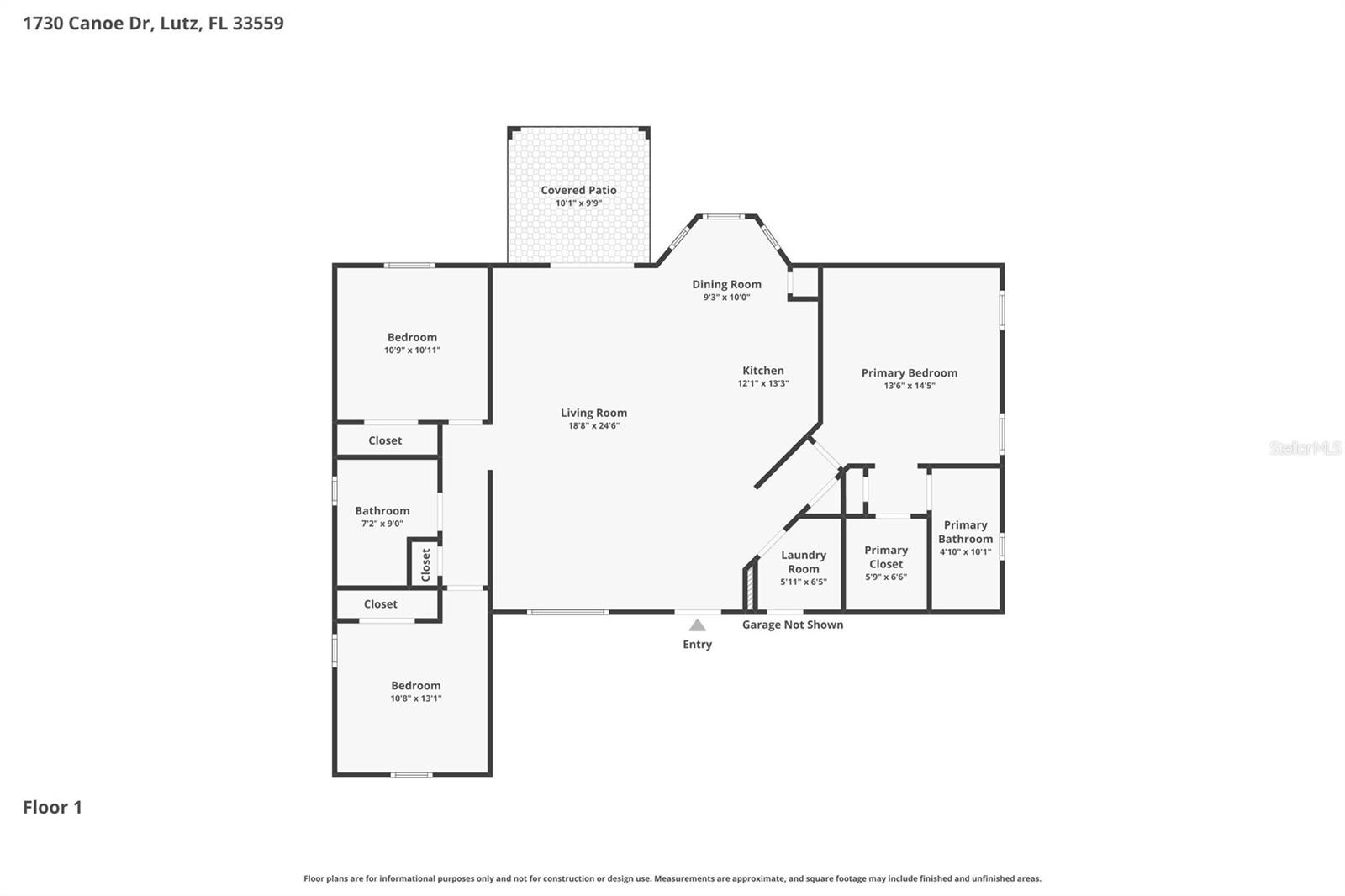 1730 CANOE DR, LUTZ, FL, 33559