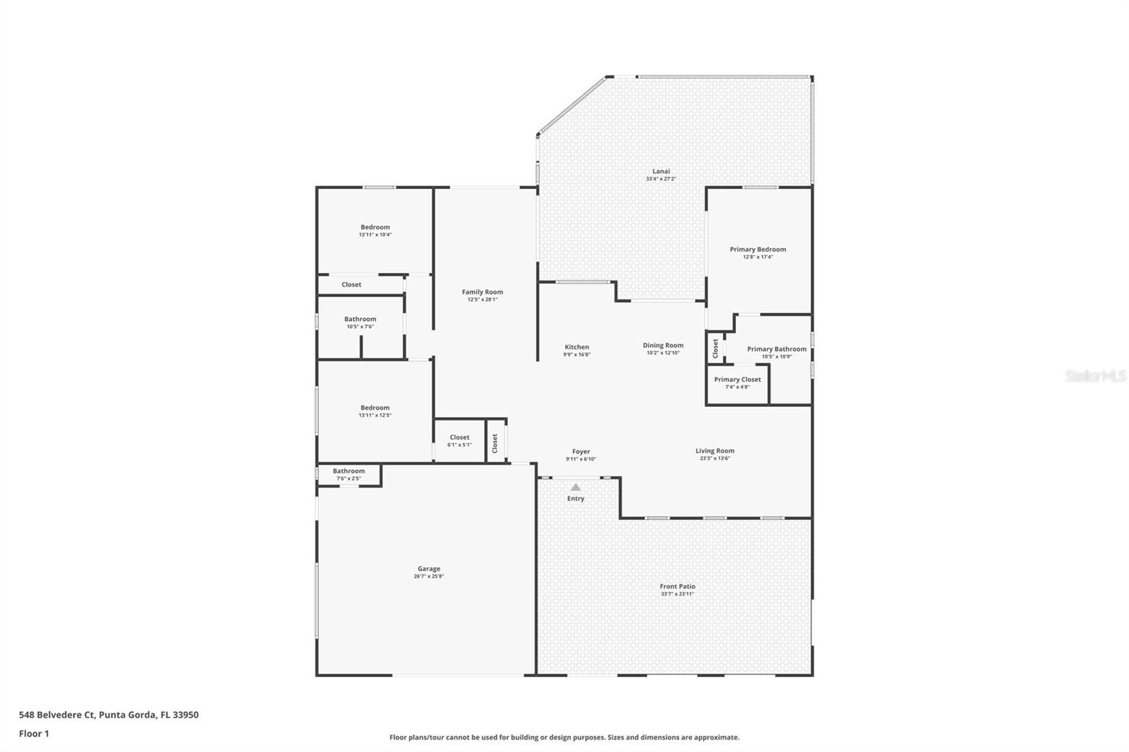 548 BELVEDERE CT, PUNTA GORDA, FL, 33950