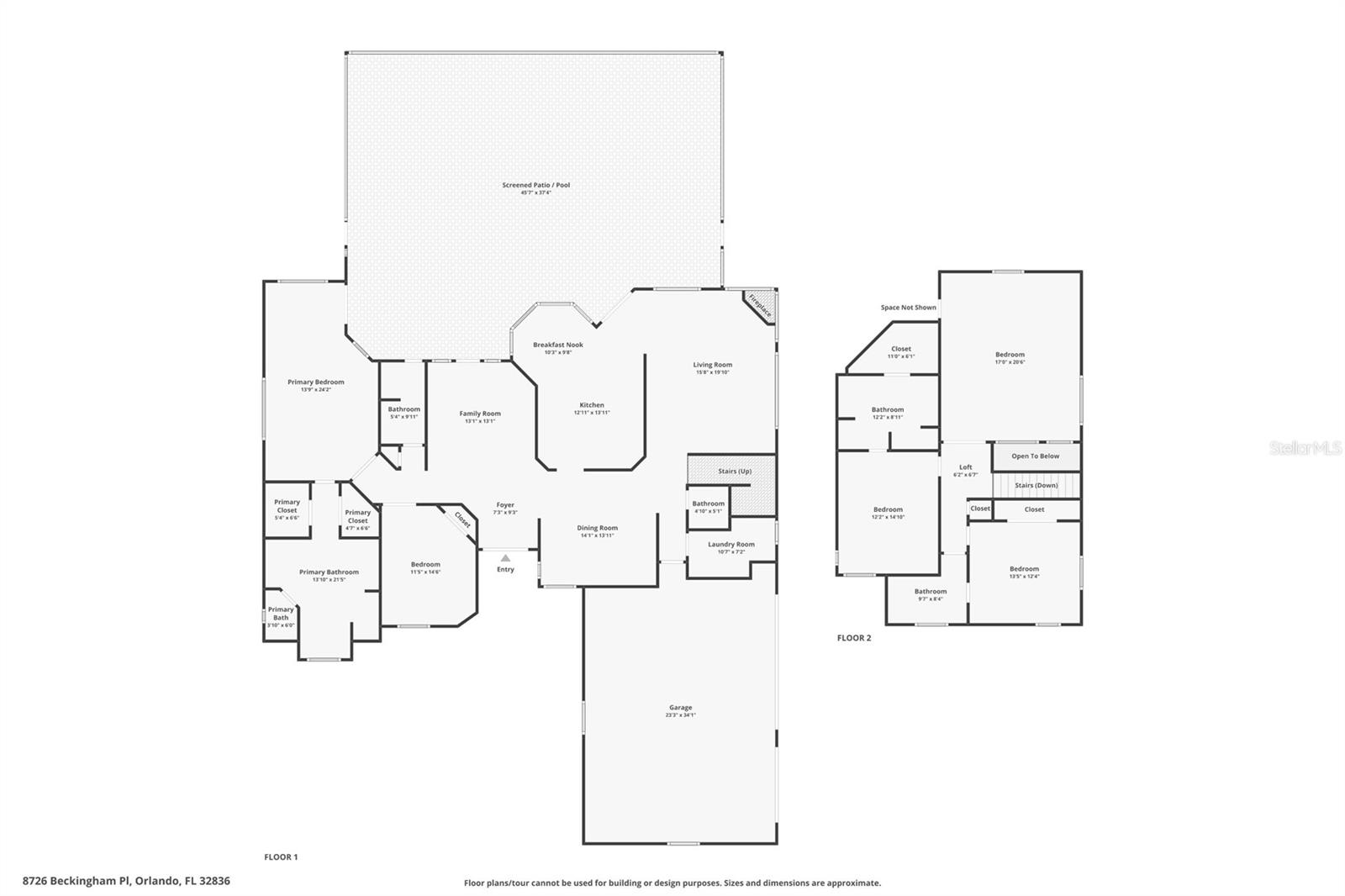 8726 BECKINGHAM PL, ORLANDO, FL, 32836