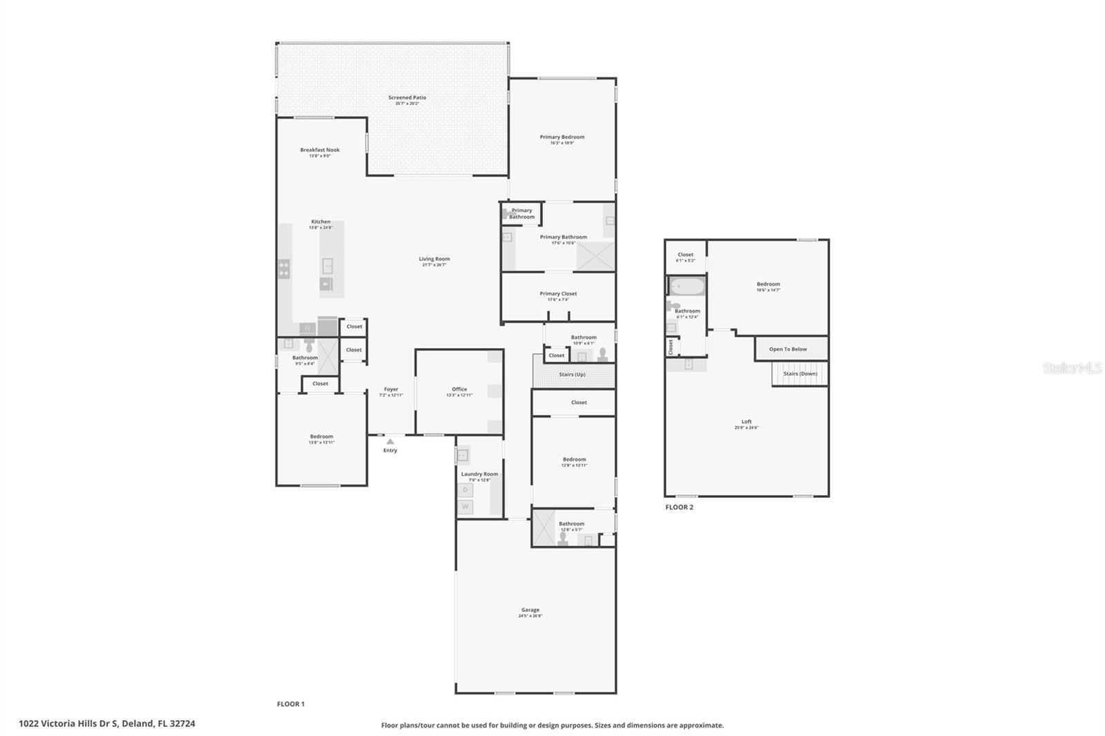 1022 VICTORIA HILLS DR S, DELAND, FL, 32724