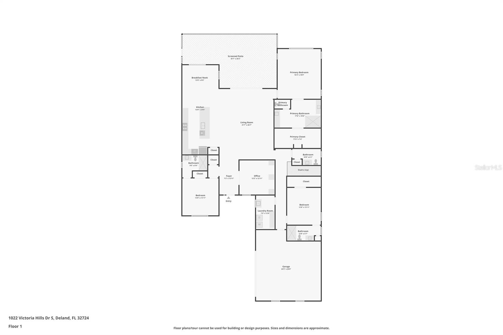 1022 VICTORIA HILLS DR S, DELAND, FL, 32724