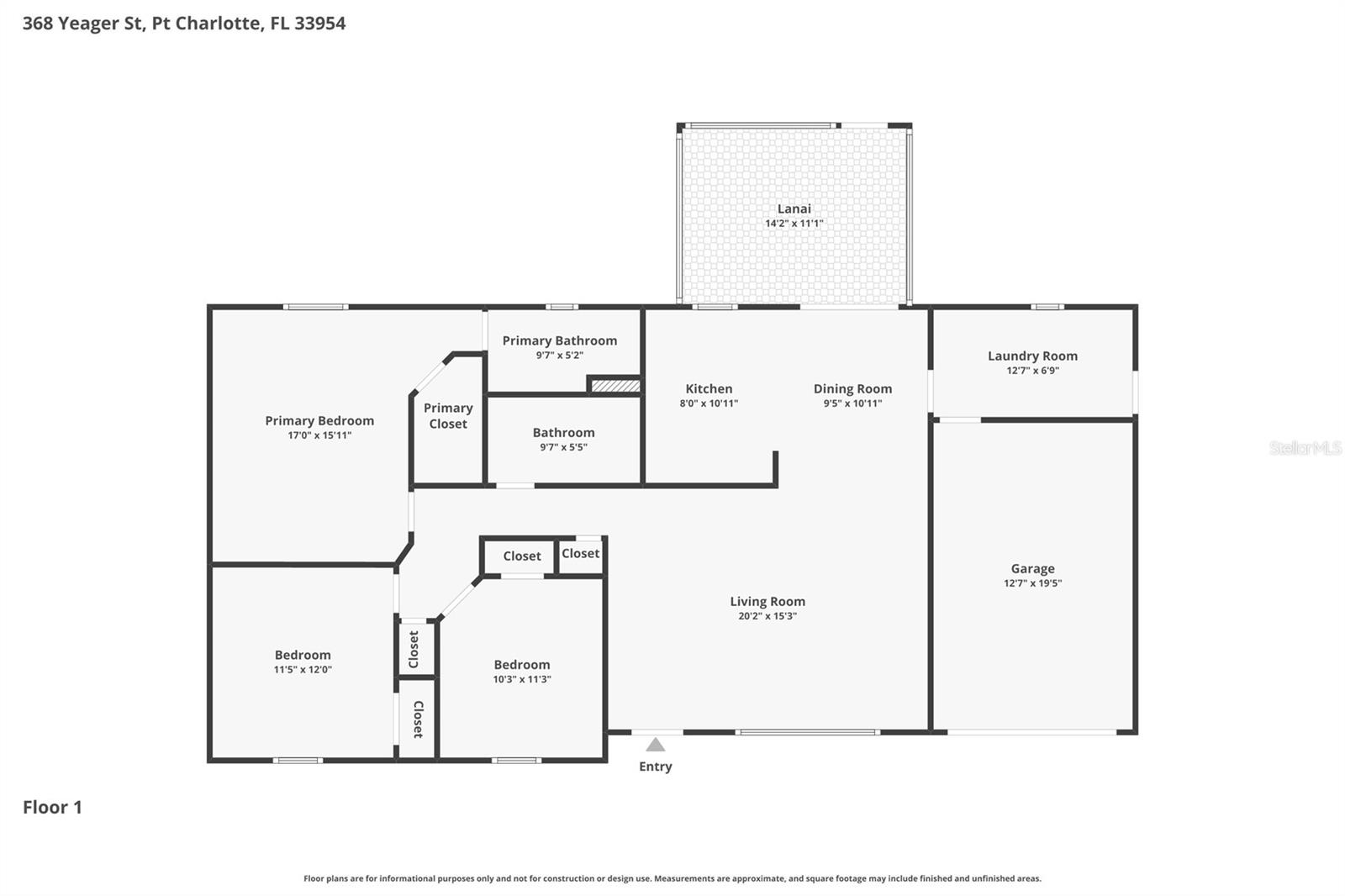 368 YEAGER ST, PORT CHARLOTTE, FL, 33954