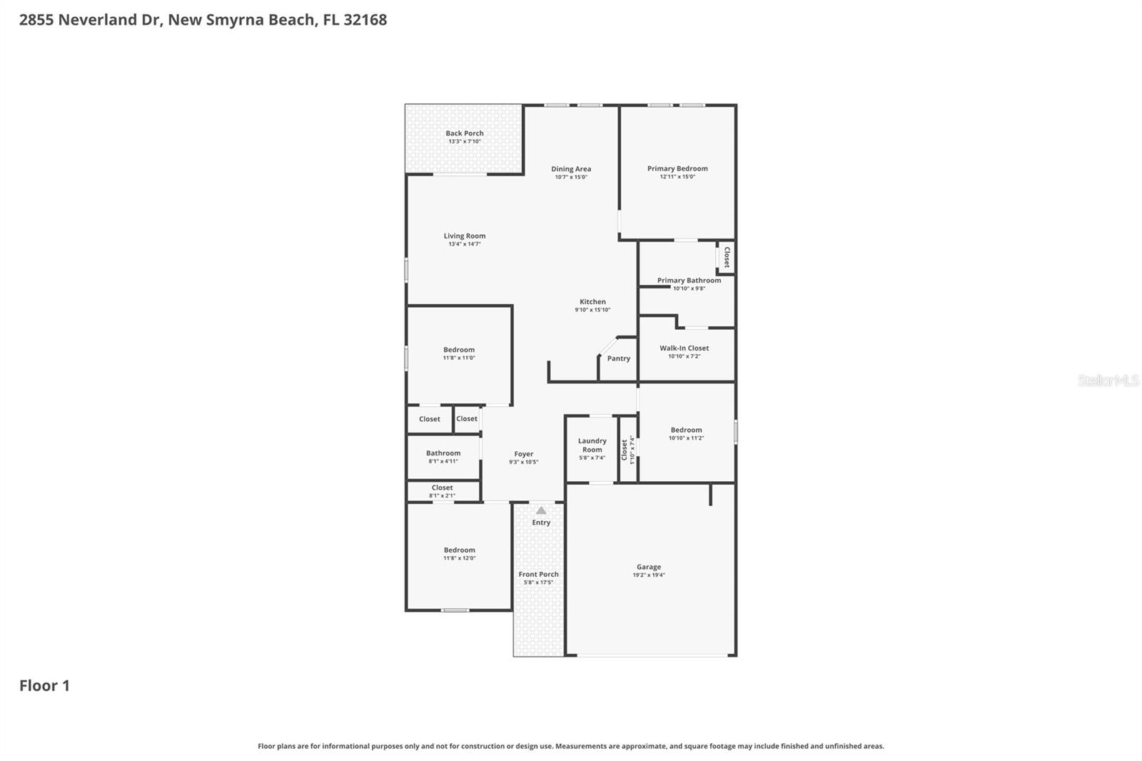 2855 NEVERLAND DR, NEW SMYRNA BEACH, FL, 32168