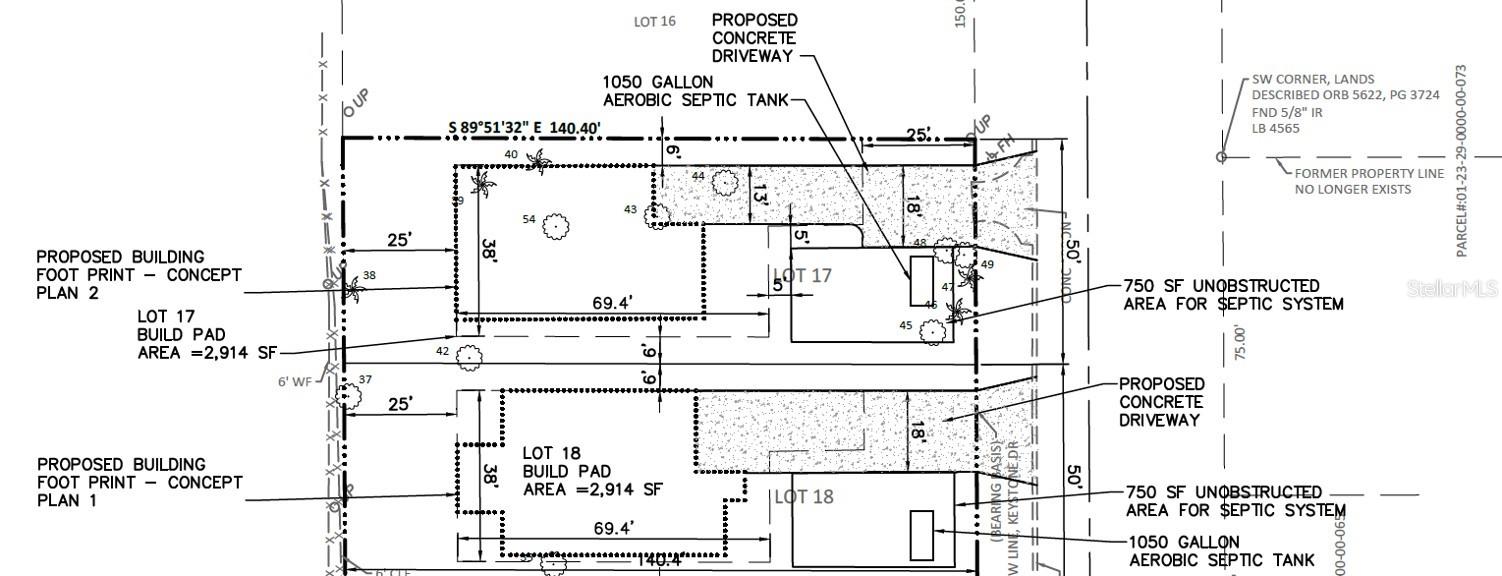 2812 KEYSTONE DR #Lot 17 & 18, ORLANDO, FL, 32806