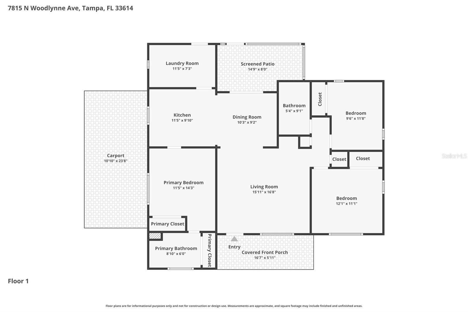 7815 N WOODLYNNE AVE, TAMPA, FL, 33614