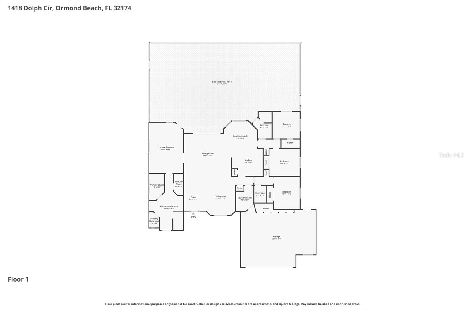 1418 DOLPH CIR, ORMOND BEACH, FL, 32174