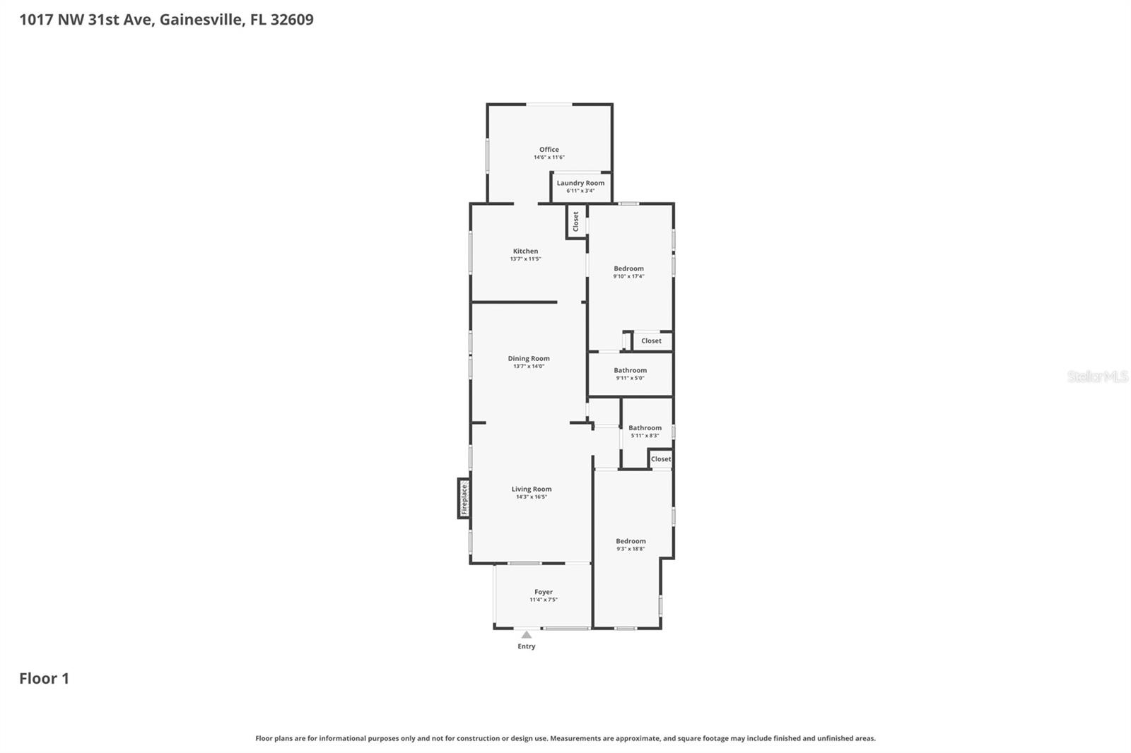 1017 NW 31ST AVE, GAINESVILLE, FL, 32609