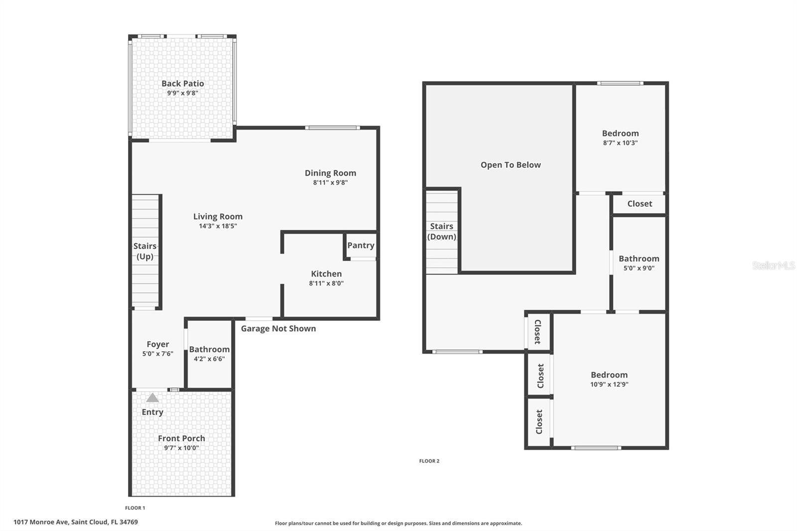 1017 MONROE AVE, ST CLOUD, FL, 34769