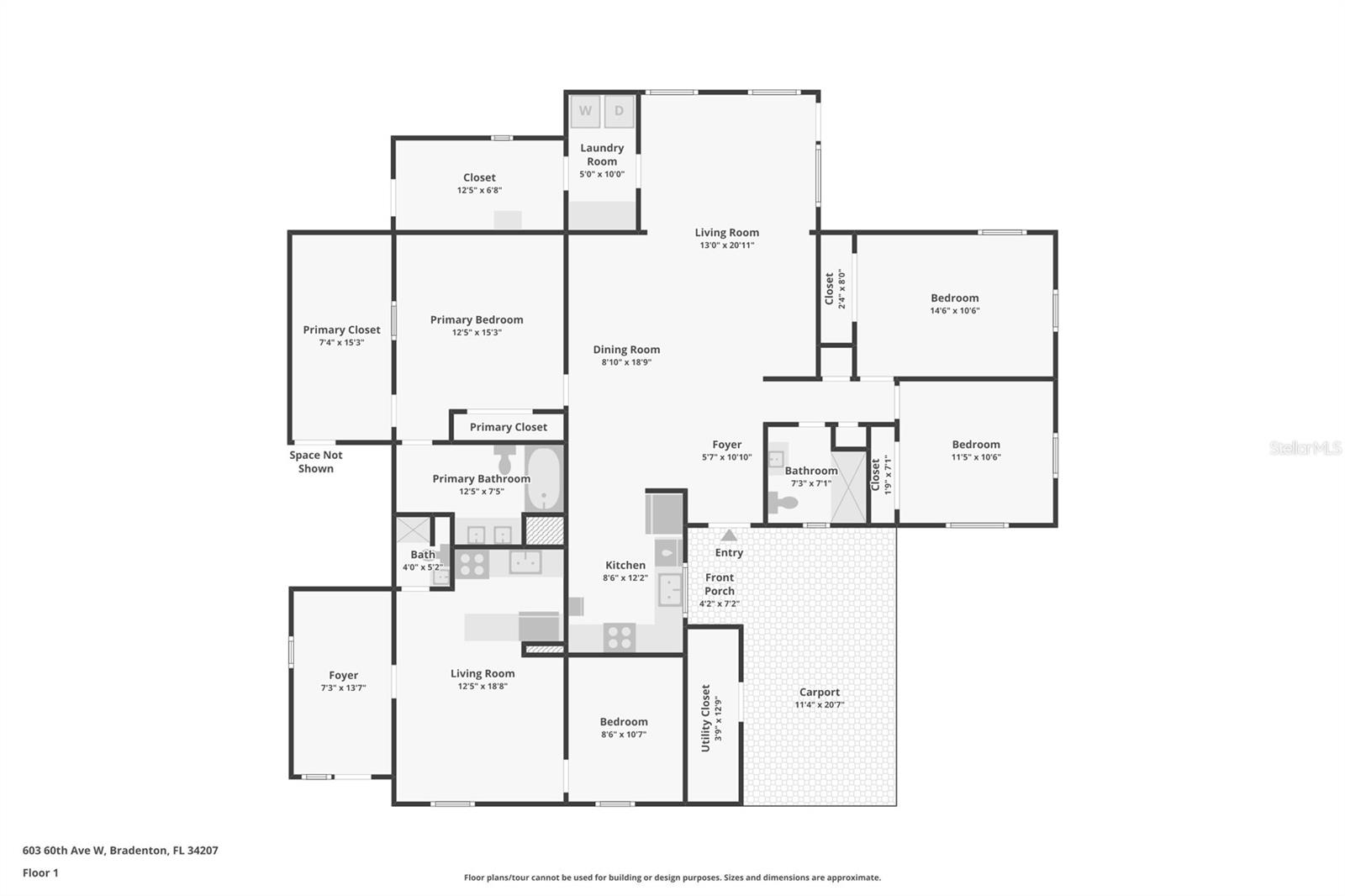 603 60TH AVE W, BRADENTON, FL, 34207