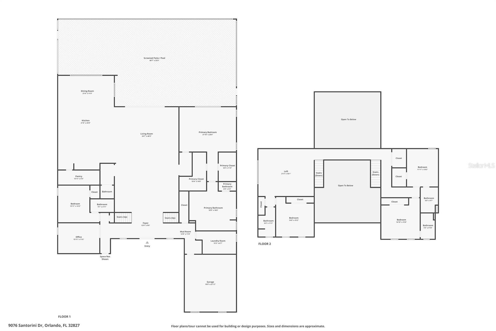 9076 SANTORINI DR, ORLANDO, FL, 32827